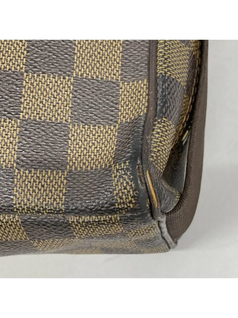Louis Vuitton Shoulder Bag Damier Olaf PM Ebene
